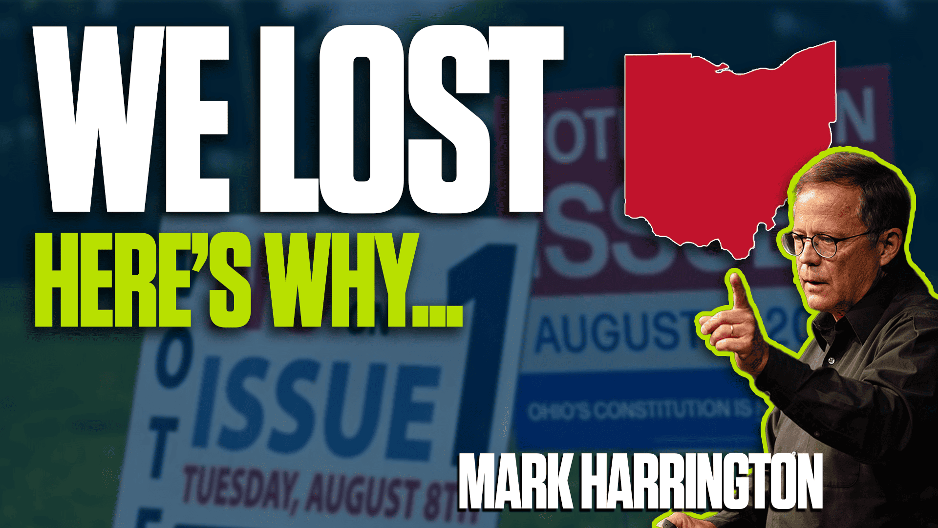 Why We Lost Issue 1 in Ohio